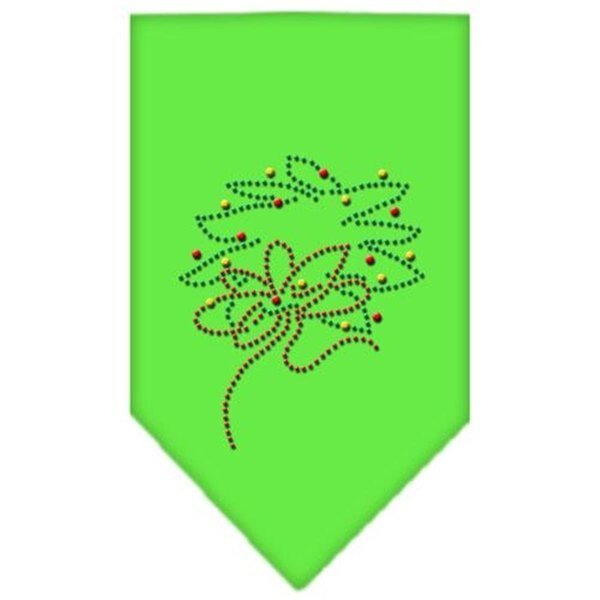 Wreath Rhinestone Bandana Lime Green Small, Unconditional Love, Mfr#: UN813659